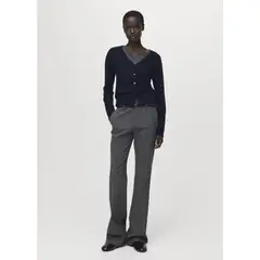 MANGO - Cardigan Manga Larga Mujer