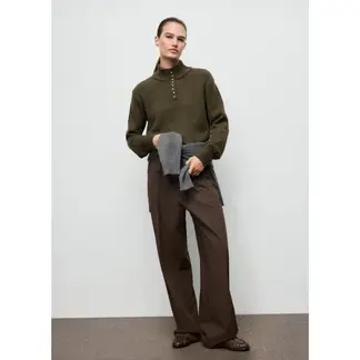 MANGO - Cardigan Manga Larga Mujer