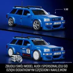 MATTEL - Juguete De Construcción Speed Audi Avant Rs2 Brick Shop Hot Wheels