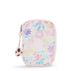 KIPLING - Cartuchera 100 Pens Aqua Sea