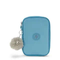 KIPLING - Cartuchera 100 Pens Aqua Tides Met