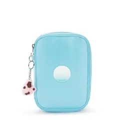 KIPLING - Cartuchera 100 Pens Sea Blue Met