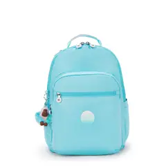 KIPLING - Mochila Seoul Sea Blue Met