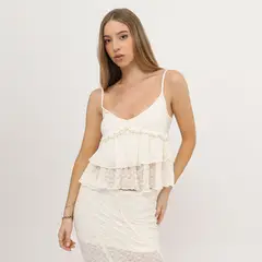 SYBILLA - Blusa Sin Mangas Mujer