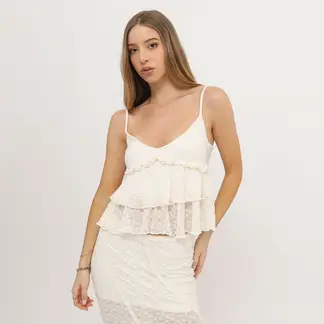 SYBILLA - Blusa Sin Mangas Mujer