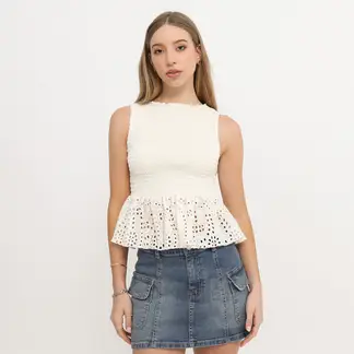 SYBILLA - Top Sin Mangas Mujer