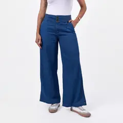 TAYSSIR - Jean Wide Leg Tiro Alto Mujer