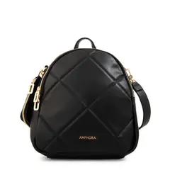 AMPHORA - Mochila Keny Mujer Negro