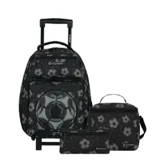 XTREM - Mochila Con Ruedas Niño Runpack 6xt Black Football