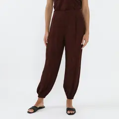 BASEMENT - Pantalón Bombacho Tiro Alto Mujer