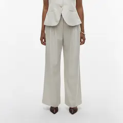 VERO MODA - Pantalón Wide Leg Tiro Medio Mujer
