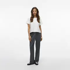 VERO MODA - Pantalón Straight Tiro Medio Mujer