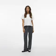 VERO MODA - Pantalón Straight Tiro Medio Mujer