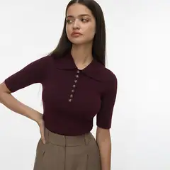 VERO MODA - Polo Manga Corta Mujer