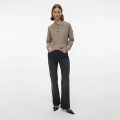 VERO MODA - Jean Straight Tiro Medio Mujer