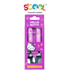 HELLO KITTY - Set De Cubiertos