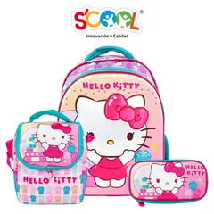 HELLO KITTY - Set Mochila 3D