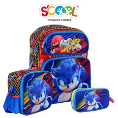 SONIC - Set Mochila 3D