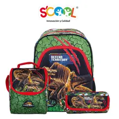 JURASSIC PARK - Set Mochila 3D