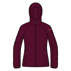 COLUMBIA - Casaca Mujer Sintética Con Capucha Powder Pass Ii