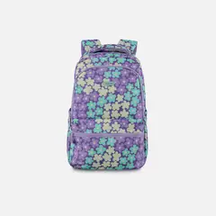 CREPIER - Mochila Star Grande Flores Moradas