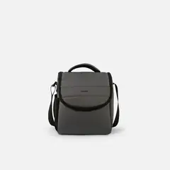 CREPIER - Lonchera Mikkel Grande Gris Oscuro