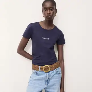 MANGO - Polo Manga Corta Mujer