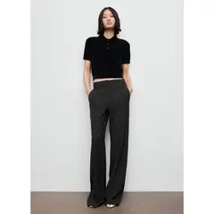 MANGO - Chompa Manga Corta Mujer