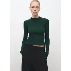 MANGO - Chompa Manga Larga Mujer