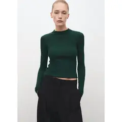 MANGO - Chompa Manga Larga Mujer