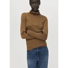 MANGO - Chompa Manga Larga Mujer