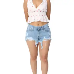 KAYRA POBLET - Short Jean Mujer