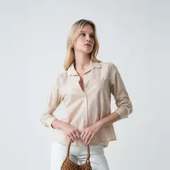 NAF NAF - Blusa Manga Larga Mujer