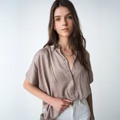 NAF NAF - Blusa Manga Corta Mujer