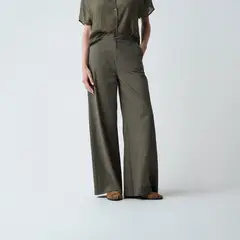 NAF NAF - Pantalón Wide Leg Mujer