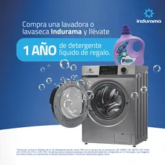 INDURAMA - Lavadora 18DTN + Detergente