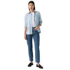 LEVIS - Jean 501 Straight Tiro Alto Mujer