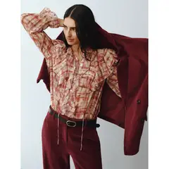 CORTEFIEL - Blusa Manga Larga Mujer