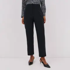 CORTEFIEL - Pantalón Straight Tiro Alto Mujer