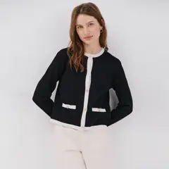 CORTEFIEL - Cardigan Manga Larga Mujer