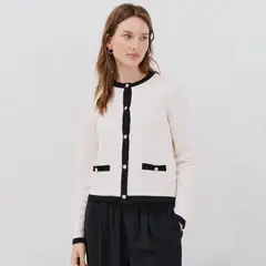 CORTEFIEL - Cardigan Manga Larga Mujer