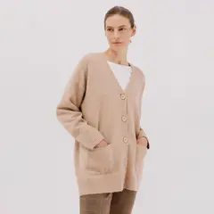 CORTEFIEL - Cardigan Manga Larga Mujer