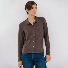 CORTEFIEL - Polo Manga Larga Mujer