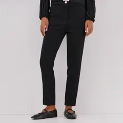 CORTEFIEL - Pantalón Slim Tiro Alto Mujer