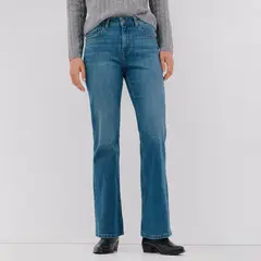 CORTEFIEL - Jean Flare Tiro Alto Mujer