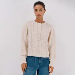 CORTEFIEL - Chompa Manga Larga Mujer