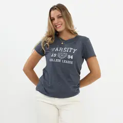 AMERICAN ABBEY - Polo Manga Corta Mujer