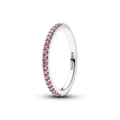 PANDORA - Anillo Banda Rosa Brillante
