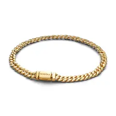 PANDORA - Brazalete De Cadena Cubana Dorado