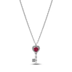 PANDORA - Collar Collier Llave Corazon